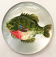 Gretchen Gauthier button - fish