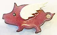 Flying Pig button