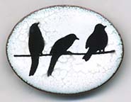 Birds On a Wire Button