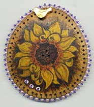 sunflower button