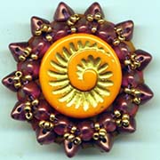 spiral sun button