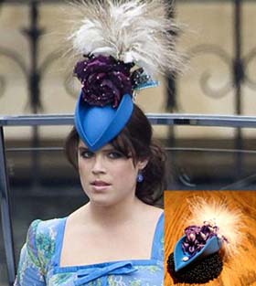 Eugenie's Hat from the Royal Wedding