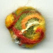 Felted button