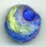felted button