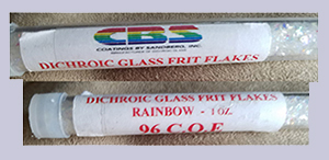 Dichroic Glass Frit Flakes
