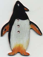 Gentoo Penquin button