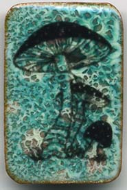 mushroon button enameled
