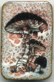 mushroon button enameled